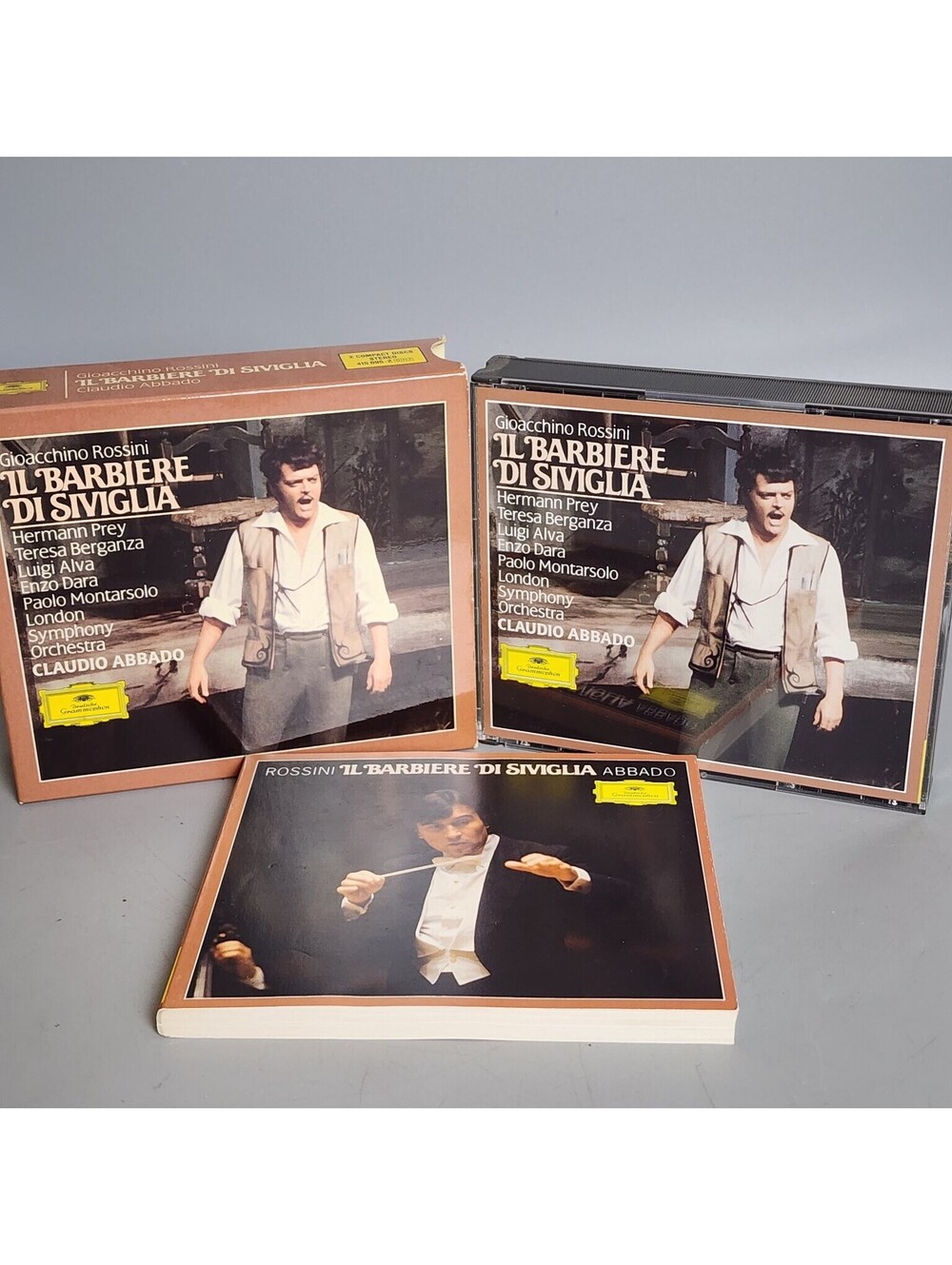 Rossini - Il Barbiere di Siviglia CD Box Set Abbado Deutsche Grammophon Opera